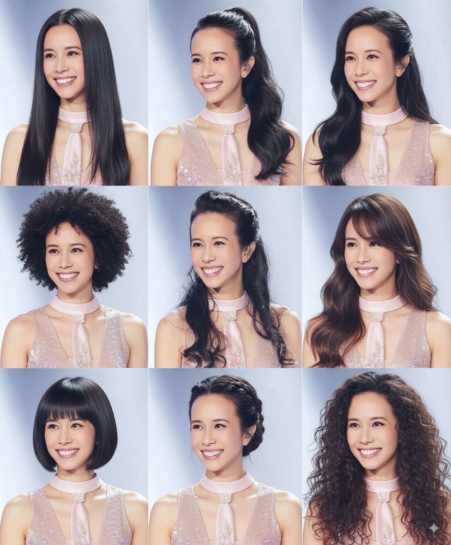 Change Multiple Hairstyles - Output 1